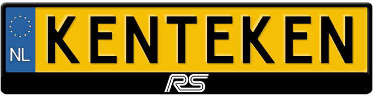 RS Ford Focus logo kentekenplaathouder