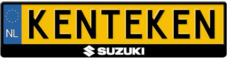 Suzuki midden kentekenplaathouder