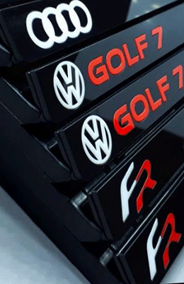 VW Golf 7 James bond kentekenplaathouder